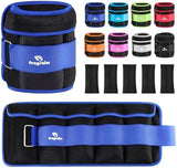 Fragraim Adjustable Ankle Weights 1-3/4/5/6/8/10/12/15/20 LBS Pair with Removable Weight for Jogging, Gymnastics, Aerobics, Physical Therapy