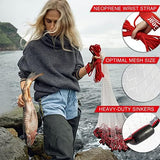 Cast Net | 3ft-12ft Radius, 3/8 or 1/4 inch Mesh for Freshwater and Saltwater Bait Fish| Professional Grade and Upgraded Material | Throw Style