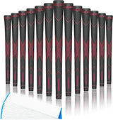 CHAMPKEY Premium Rubber Golf Grips 13 Pack | High Traction and Feedback Rubber Golf Club Grips | Choose Between 13 Grips with 15 Tapse and 13 Grips with All Kits