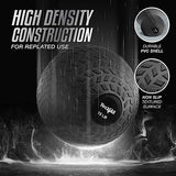 Yes4All Slam Balls, 10-40lb Medicine Ball Weight, Durable PVC Sand Filled Workout Dynamic Medicine Ball for Core Strengthen