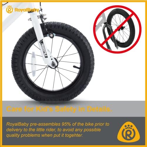 RoyalBaby Kids Bike EZ Freestyle Training Free Balance to Pedal Easy Learning Bicycle, 12-18 Inch for Toddlers to Big Kids