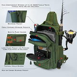 KastKing BlowBak Tactical Fishing Sling Tackle Bag - Lightweight Fishing Backpack - Storage for Gear and Equipment - Gift for Men