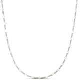 Amazon Essentials 14k Gold or Sterling Silver Plated Figaro Chain Necklace