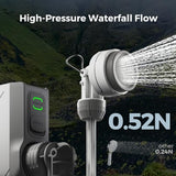 FLEXTAILGEAR Portable Shower Pump, Rechargeable Camping Shower, Outdoor Tiny Shower for Hiking, Waterproof Outdoor Camp Pump, Car wash, Pet Cleaning, Beach Vacations