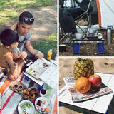 TREKOLOGY Portable Beach Table, Mini Folding Beach Table for Sand, Compact Foldable Design, Quick Setup, Weather-Resistant, Lightweight, Ideal for Beach, Hiking, Picnics, and Camping