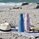 Takeya 885395525075 Traveler Insulated Stainless Steel Bottle, Flip Cap Aqua 25oz