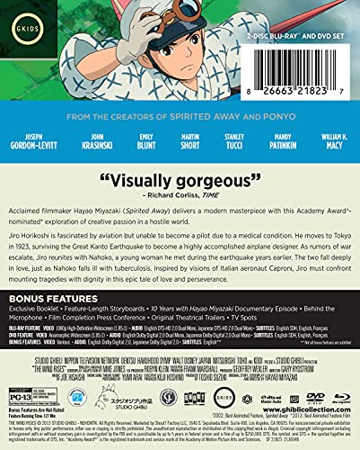 The Wind Rises - Limited Edition Steelbook [Blu-ray + DVD]