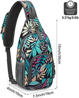 G4Free RFID Sling Bag Crossbody Backpack Small Chest Shoulder Bag Hiking Outdoor