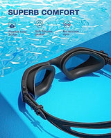 ZIONOR Swim Goggles, G1 SE Swimming Goggles Anti-Fog for Adult Men Women