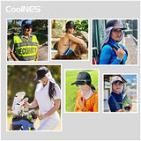 UV Sun Protection Neck Drape Adjustable Multifunctional 2 in 1 Face Covering for Outdoor Fishing - Unisex