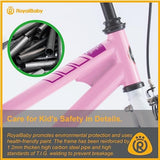 RoyalBaby Kids Bike EZ Freestyle Training Free Balance to Pedal Easy Learning Bicycle, 12-18 Inch for Toddlers to Big Kids