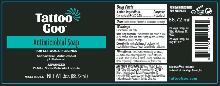 Tattoo Goo Aftercare Kit Includes Antimicrobial Soap, Balm, and Lotion, Tattoo Care for Color Enhancement + Quick Healing - Vegan, Cruelty-Free, Petroleum-Free, Tattoo Artist Gifts (3 Piece Set)