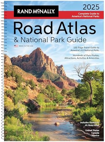 Rand McNally 2025 Road Atlas & National Park Guide