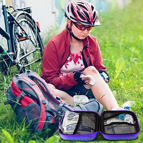 Car-Home Survival First-Aid Kit Emergency-Kit - Purple 273Piece Equipment Travel Supplies First Aid Set Home Essentials Camping Hiking YIDERBO