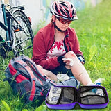 Car-Home Survival First-Aid Kit Emergency-Kit - Purple 273Piece Equipment Travel Supplies First Aid Set Home Essentials Camping Hiking YIDERBO