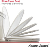 American Standard 5503A00B.020 Slow Elongated Closed Front Toilet Seat, White