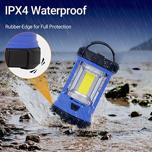 Camping Lantern, 3200LM LED Lanterns for Power Outages, 4600mAh Phone Charger & Rechargeable Lantern, 5 Light Modes Lantern Flashlight for Hurricane/Emergency/Storm, CT CAPETRONIX Camping Accessories