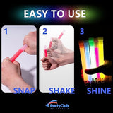 Premium Glow Fever Bulk Ultra Bright Multi Color Glow Sticks Emergency Light Sticks for Camping Accessories Parties Hurricane Supplies Earthquake Survival Kit and More