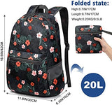 G4Free 20L Lightweight Packable Backpack Travel Hiking Daypack Foldable Backpack for Men Women