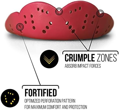 SISU Aero Large Mouthguard, Royal Blue - 2.0mm Thin - Custom-Molded Fit - Slim Design - Remoldable Up to 20 Times - for Team Sports - Non Toxic