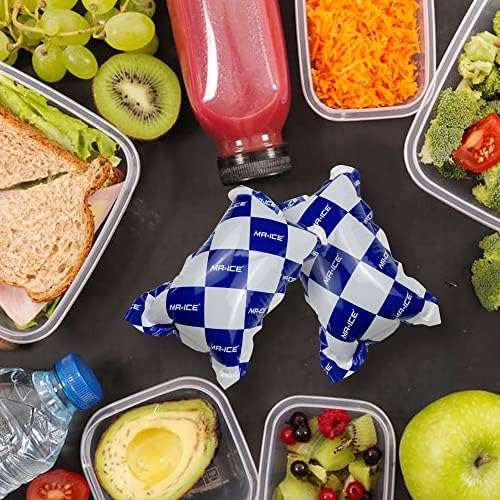 Reusable Dry Ice Packs for Shipping & Storage - Long Lasting Cold Packs for Lunch Box & Coolers - Ideal for Frozen Food & Drinks