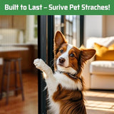 Magnetic Screen Door Mesh Keeps Bugs Out: Door Screen Magnetic Closure 36" x 83" Fits Door Size 34" x 82" - Magnetic Door Curtain Heavy Duty Fiber Fabric Washable - Hands Free Entry