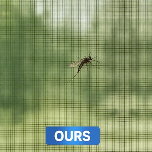 High-Density Magnetic Screen Door Mesh for Home and Patio, Tear Resistant Backdoor Screen Net with Magnetic Closure