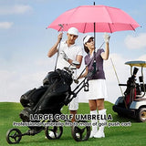 ZOMAKE Automatic Open Extra Large Golf Umbrella 51/54/62/68 Inch, Double Canopy Vented Windproof Oversize Stick Umbrellas for Rain