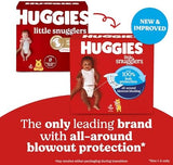 Huggies Size 1 Diapers, Little Snugglers Baby Diapers, Size 1 (8-14 lbs), 96 Count, Packaging May Vary