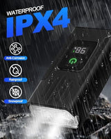 Victoper Bike Light, High Lumens Super Bright Bicycle Lite, 6+4 Modes USB Rechargeable Bike Headlight & Taillight Set, Waterproof Safety Bike Front & Rearlight for Road, Mountain, Night Riding