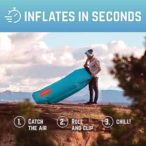 Chillbo Inflatable Couch – Cool Inflatable Chair. Upgrade Your Camping Accessories. Easy Setup is Perfect for Hiking Gear, Beach Chair and Music Festivals.