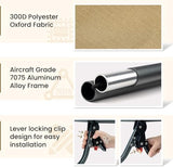 OneTigris SUPRAGRIS Camping Cot, Support Up to 400lbs, Lightweight Comfortable Folding Bed for Camping, Hiking, Backpacking, Travel, Car Trips, Office Nap