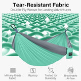 Kootek Camping Hammock 500 lbs Capacity, Portable Hammocks with Tree Straps & Attached Carry Bag, Camping Essentials Gear, Perfect for Outside Indoor Hiking Beach Backpack Travel