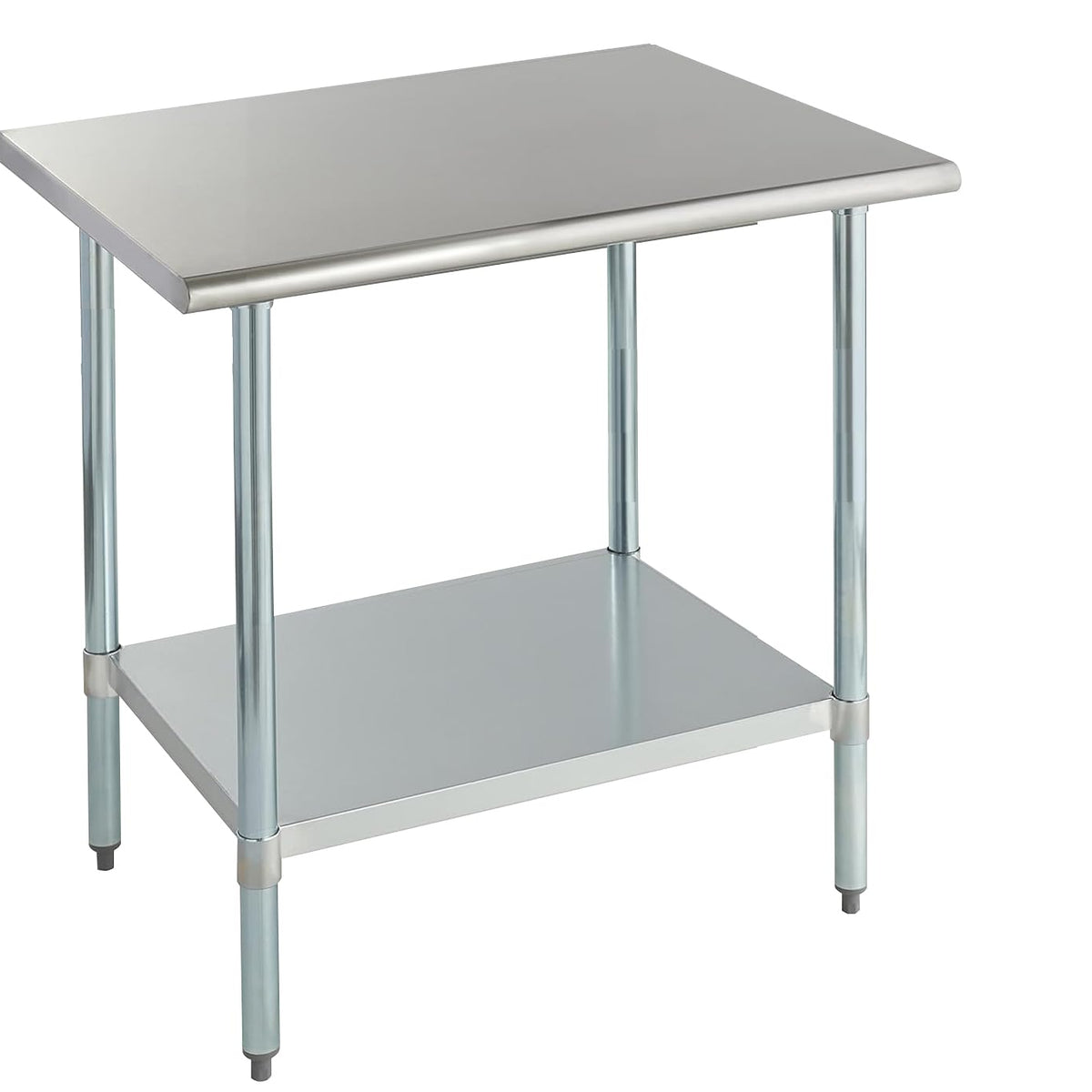ROCKPOINT Stainless Steel Table for Prep & Work 30x36 Inches, NSF Meta ...