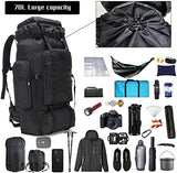 Hiking Backpack for Men 70L/100L Camping Backpack Military Rucksack Molle 3 Days Assault Pack for Climbing