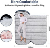 BISINNA XXL Sleeping Bag(90.55"x39.37") for Big and Tall Adults,3-4 Seasons Plus Size Warm and Comfortable Waterproof Lightweight Sleeping Bag Great for Camping Backpacking Hiking Indoor & Outdoor