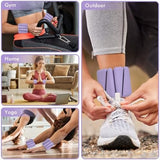 Wrist Weights, Ankle Weights for Women Men, Adjustable Wrist Weighted Bracelet for Home Gym Workout, Running, Yoga, Exercise, Strength Training, Set of 2 (1LB Each)