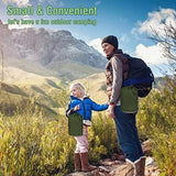 Hammock Camping, Portable Single/Double Hammocks for Outdoor Hiking Travel Backpacking - 210D Nylon Hammock Swing for Backyard & Garden (Green/Khaki)