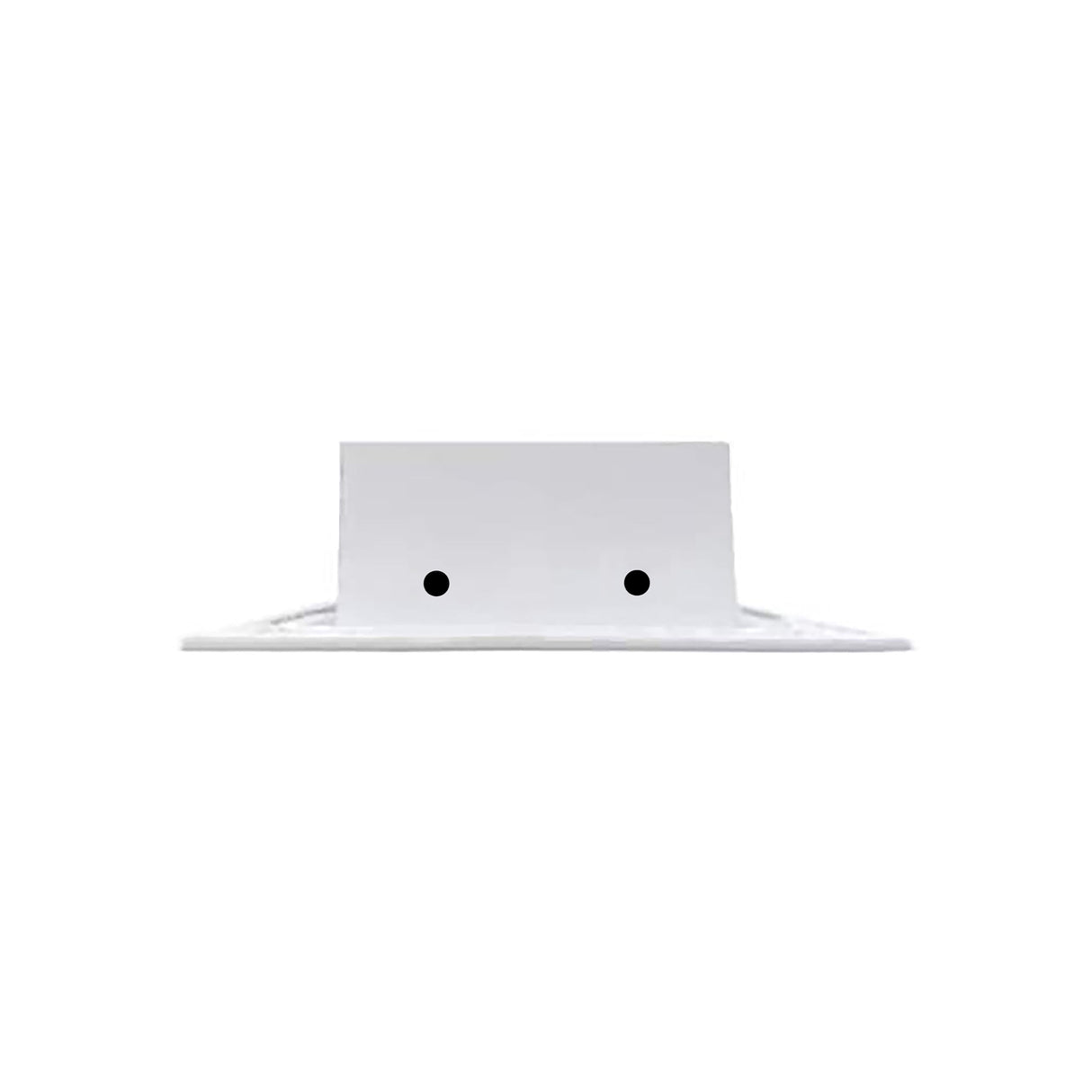 BUILDMART - 8x4 White Modern AC Vent Cover - Decorative Air Vent - Standard Linear Slot Diffuser - Register Grille for Ceiling, Walls & Floors - Texas Buildmart