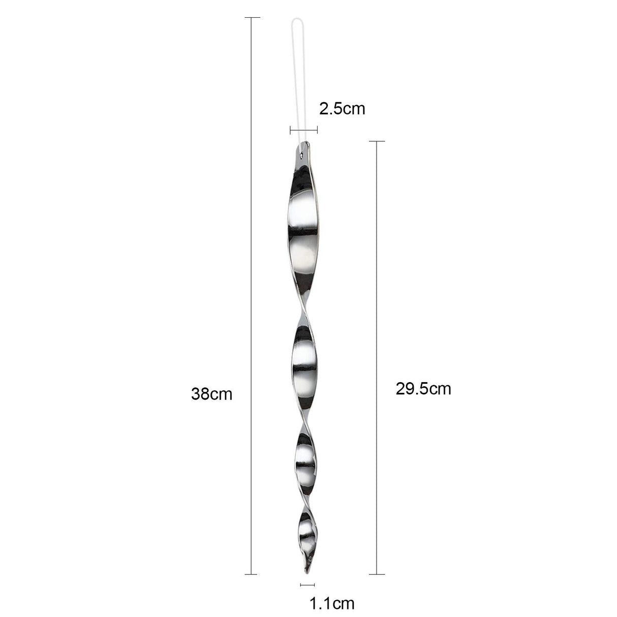Besmon Woodpecker Bird Scare Devices，Reflective Scare Rods Control Device to Keep Birds Away from Patio Pool（Christmas Reflective Strip Hanging Home as Decoration） (30PCS)
