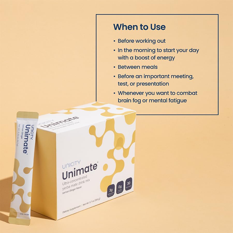 UNICITY Feel Great System Natural—Feel Great Pack with Balance Natural Orange and UNIMATE Lemon Ginger (30-day supply)