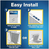 Filtrete 20x20x1 AC Furnace Air Filter, MERV 13, MPR 1900, Premium Allergen, Bacteria & Virus Filter, 3-Month Pleated 1-Inch Electrostatic Air Cleaning Filter, 4-Pack (Actual Size 19.69x19.69x0.78 in)