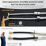 Handheld Toilet Bidet Sprayer for Toilet-Adjustable Water Pressure Control with Bidet Hose for Feminine Wash, Stainless Steel Brushed Nickel Cloth Diaper for Baby Wash (Stainless Steel, 1)