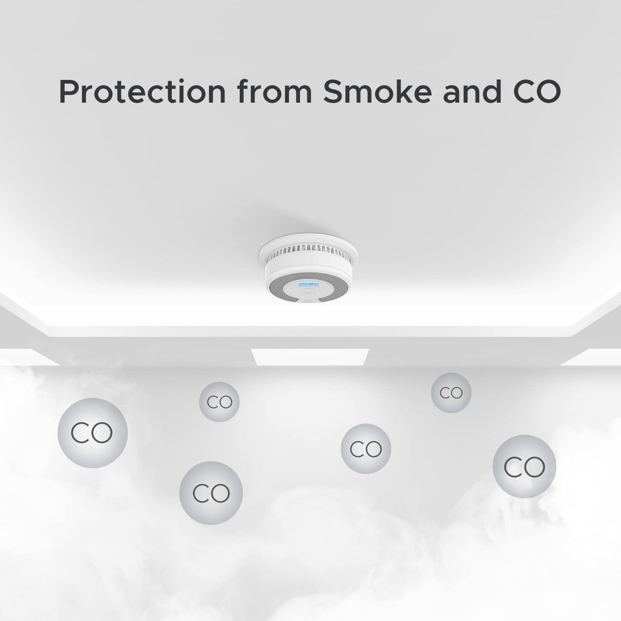 X-Sense Smoke Detector Carbon Monoxide Detector Combo, SC07, 1-Pack