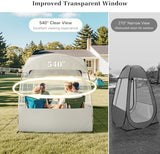 Sports Tent, Instant Weather Proof Clear View Bubble Tent with Carry Bag, Portable & Foldable Pop Up Tents Shelter for Watching Sports Events, Camping, Fishing