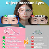 Vvinca Kids Goggles with Comfort Fabric Strap, Kids Swim Goggles Wide View Anti-Fog/UV No Leaking Swimming Goggles for 3-14