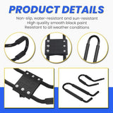 ECOTRIC Kayak Roof Rack J-Bar Rack HD Universal Kayak Carrier Holder Canoe Boat Surf Ski Board Roof Top Mounted on Crossbar for Car SUV Truck Set of 4