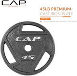 CAP Barbell 2-Inch Olympic Grip Weight Plate | Multiple Options