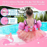 Chriffer Kids Swim Vest Life Jacket for 22-66 Pounds Boys and Girls, Toddler Floaties with Shoulder Harness Arm Wings for 2,3,4,5,6,7 Years Old Baby