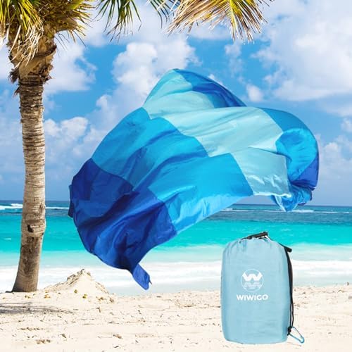 Beach Blanket Waterproof Sandproof Beach Mat 79" X 83" /10'x9'for 2-8 Adults Quick Drying Outdoor Picnic Mat Beach Accessories for Travel, Camping, Hiking